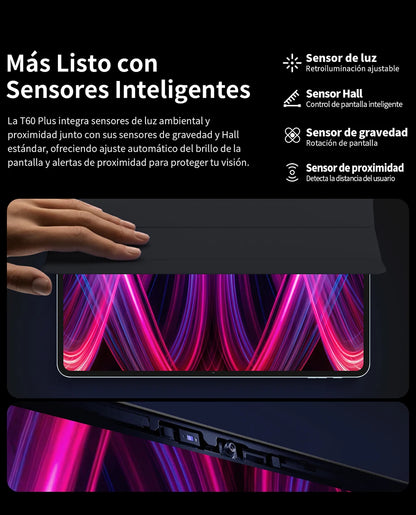 【New】Teclast T60 Plus 12 Inch Tddi 90Hz 2K Screen 2000X1200 Android 14 Widevine L1 Mtk Helio G88 (6Gb Ram+10Gb Expansion)16Gb/128Gb 8000Mah Battery 4g Lte Dual Sim Tf up to 1Tb.