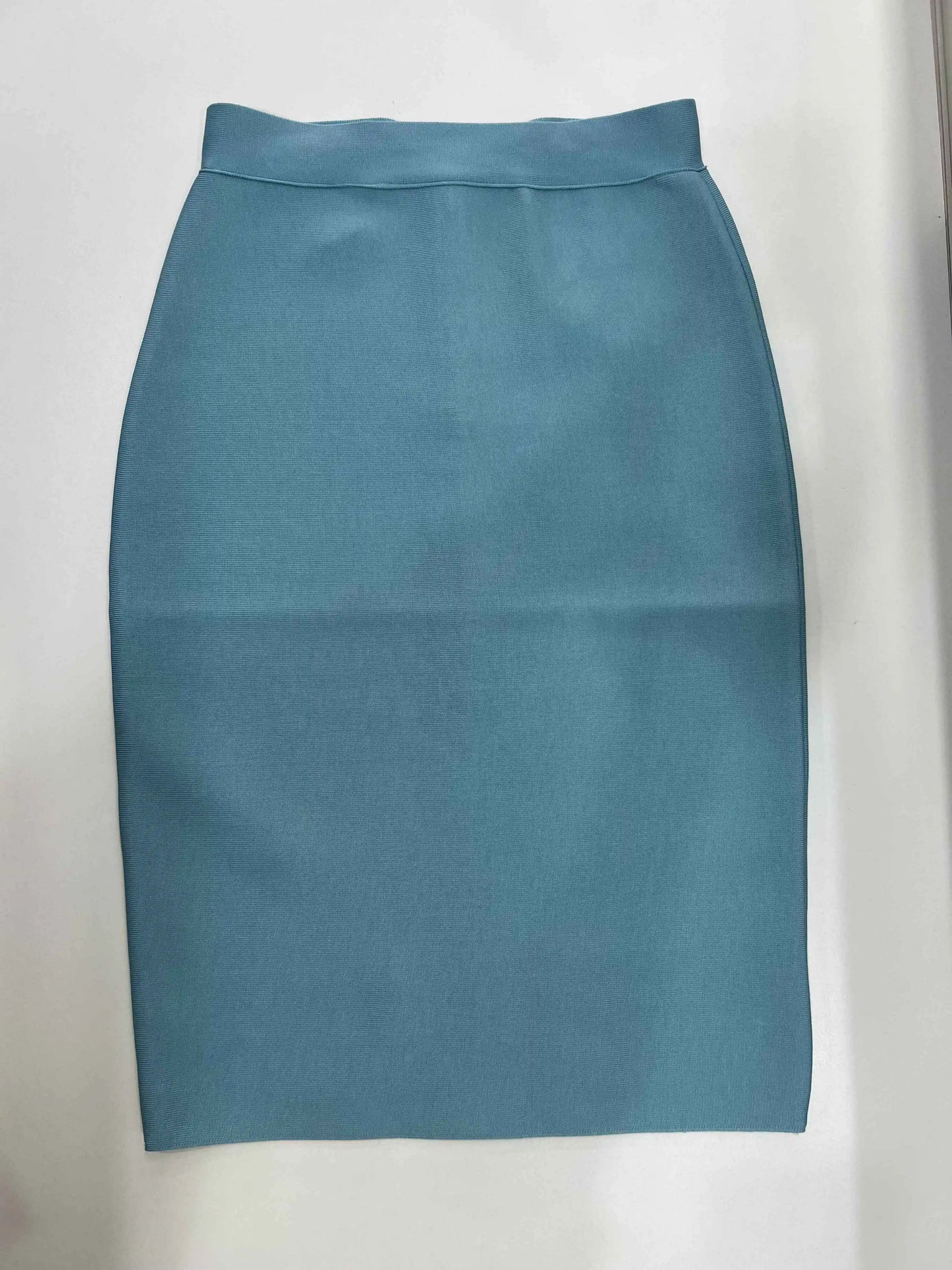 60CM Knee Length Stretch Bandage Skirts Women Candy Color Bodycon Pencil Skirt Ladies Elegant Office Business Formal XL XXL.