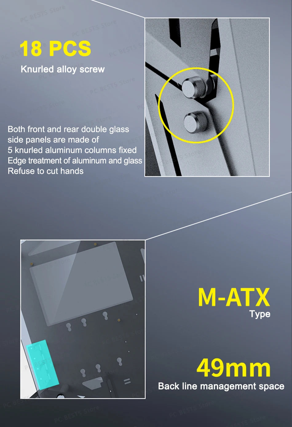 Jonsbo MOD3 MINI E-sports Case MATX/ITX Computer Game Chassis 5V ARGB Lamp Effect ATX PSII Power Support Special-shaped Chassis.