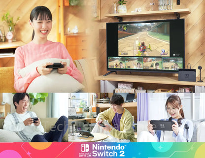 New Nintendo Switch 2 World Premiere 7.9'' Screen Joy‑Con Handle Enhanced Audio Adjustable Console Includes Mario Kart World.