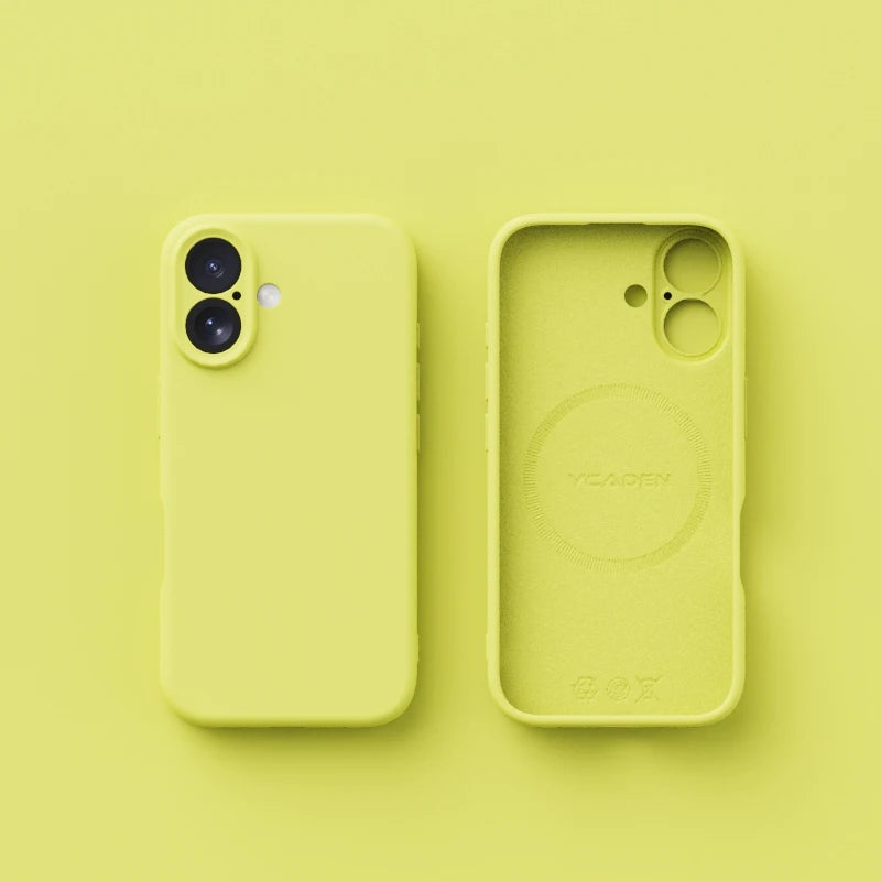 for iPhone 16E Magsafe Liquid Silicone Case Solid Colour Matte Soft Bumper Phone Cover for iPhone 16 Plus 16 Pro Max Cases.