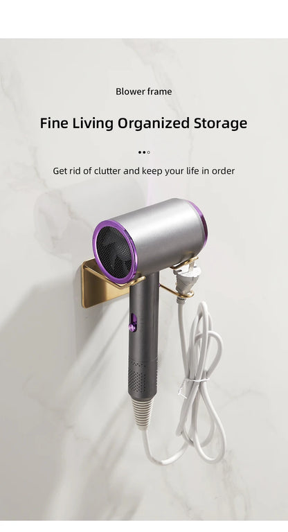 304 Edelstahl Haartrockner Rack hochwertige Bad Haartrockner Halter Wand selbst klebend ohne Stanzen wb8451