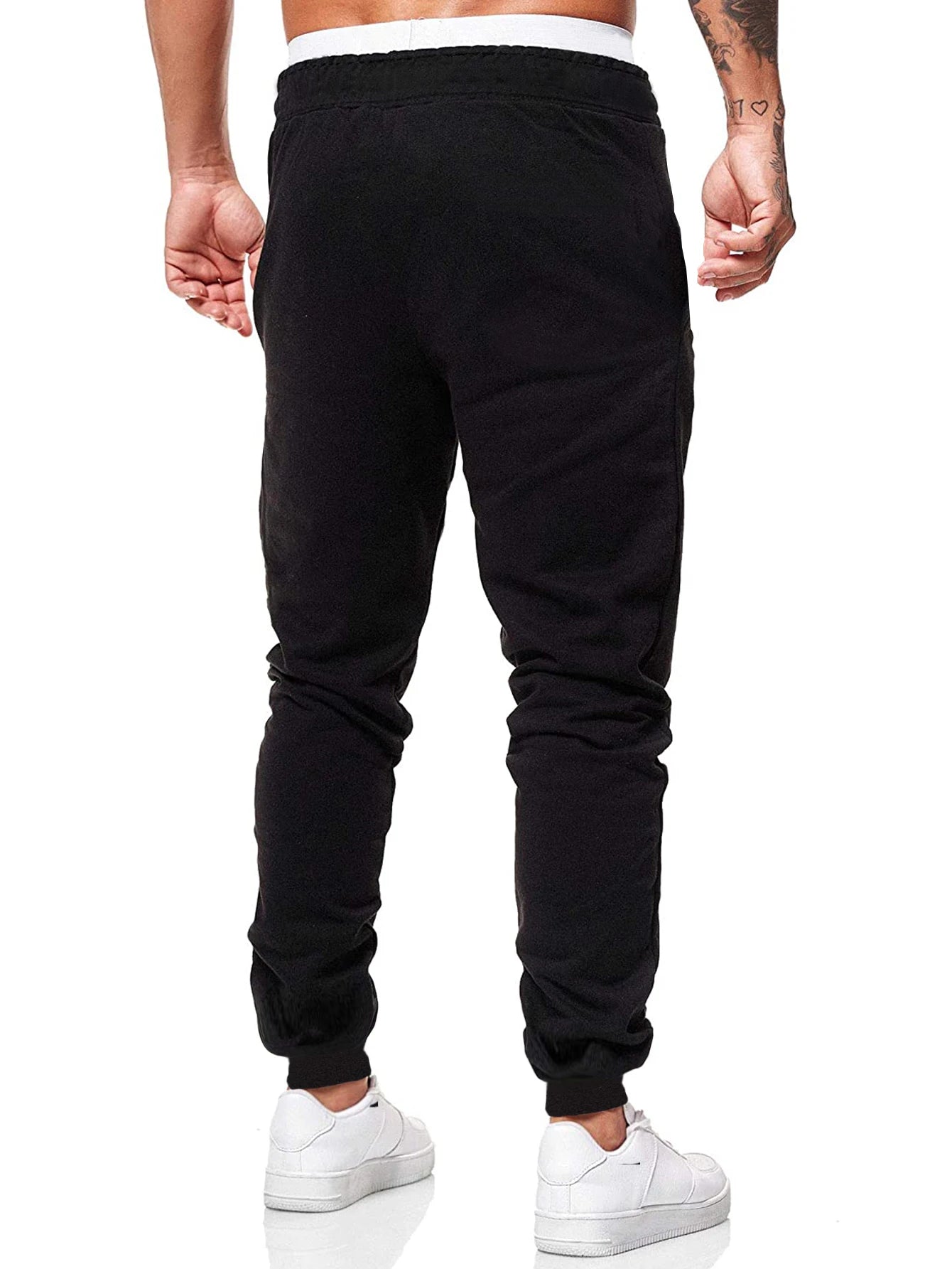 FGKKS 2023 New Loose Sport Pants Men's Slim-Fit Trend Straight Running Trouser High-Quality Design Casual Sweatpants Male.
