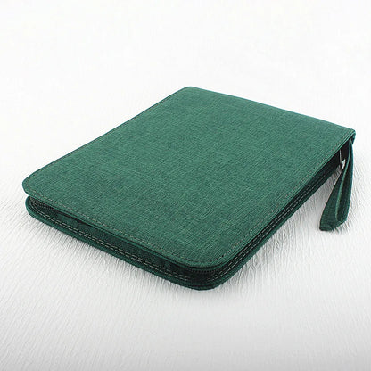 48 /24/10 Slots Fountain Pen Case, Canvas Pen Holder Display Pouch Bag Storage Large Capacity Waterproof.