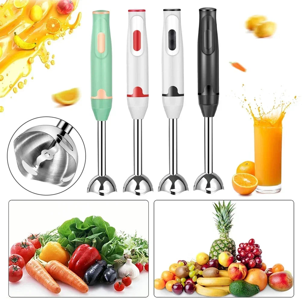 Electric Handheld Food Mixer, Multifunction Egg Beater & Veggie Blender/Chopper with Stainless Steel Whisk for Kitchen Tools.