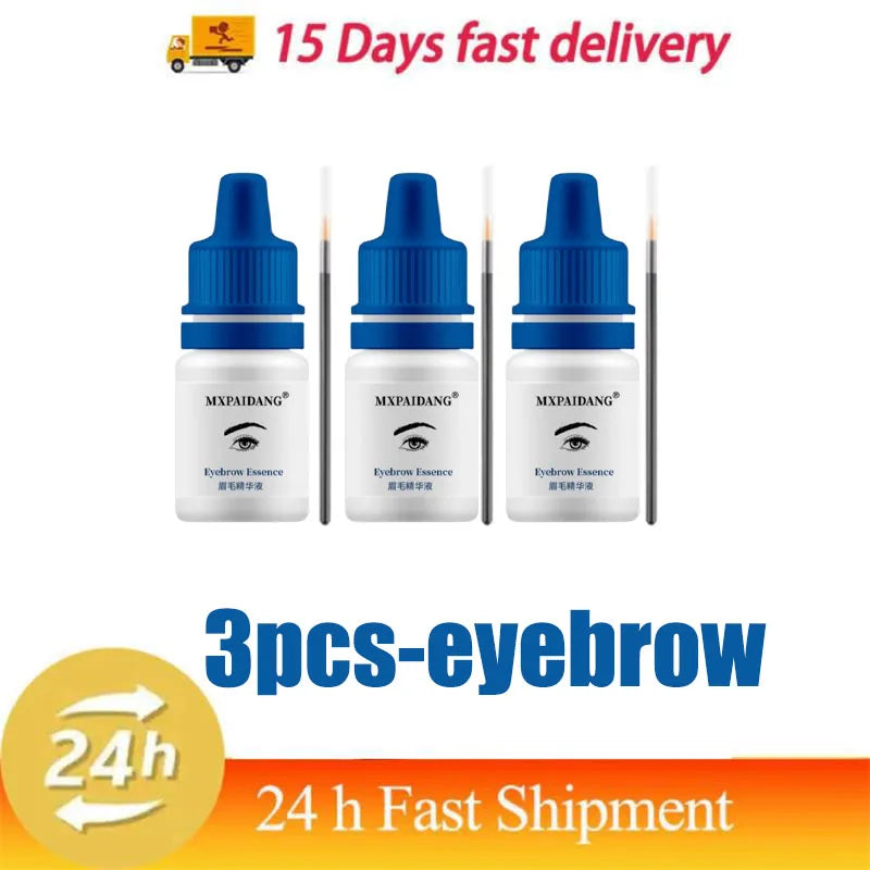 Fast Eyelash Growth Serum Eyebrow Hair Growth Anti Hairs Loss Product Prevent Baldness Fuller Thicker Lengthening Eyebrow Makeup.