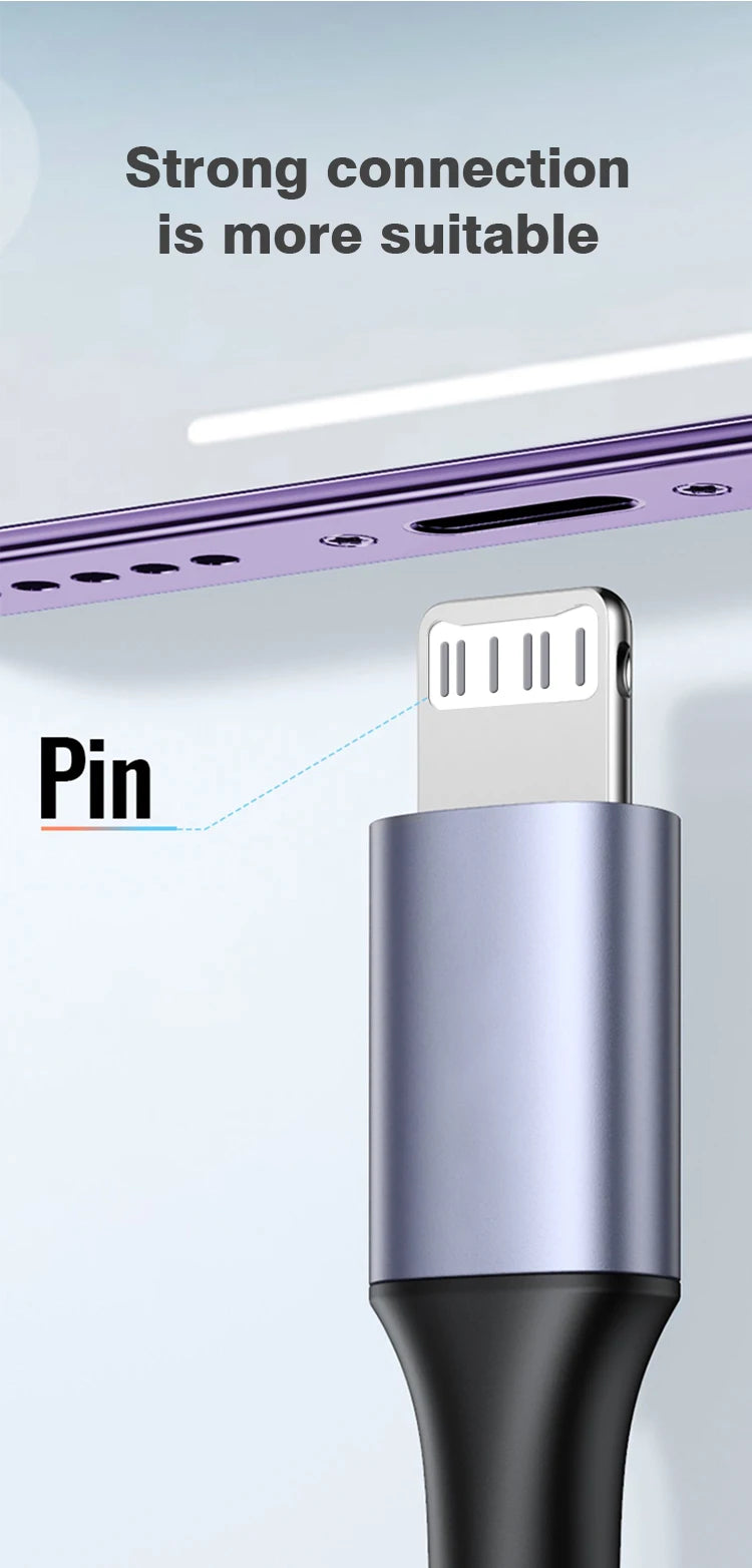 Lightning To 3 5 MM Jack AUX Cable Adapter For iPhone 12 13 14 Pro Adapter Headphone Connector Audio Splitter iphone accessories.