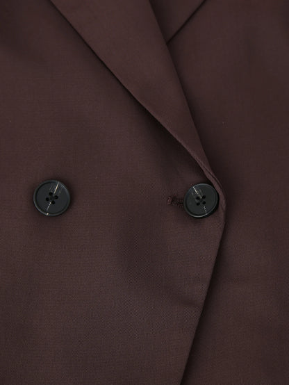 TRAFZA Frauen Elegante Feste Revers Zwei Tasten Anzug Jacke Mode Lange Hülse Dünne Kurze Mäntel 2024 Neue Casual Büro Dame Blazer.