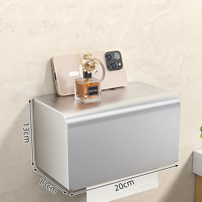 Wasserdichte Toilettenpapierbox zur Wandmontage, perforierte Rollenpapier-Schublade, Handtuch, Schublade, Aufbewahrungsregal, Organizer, Badezimmer