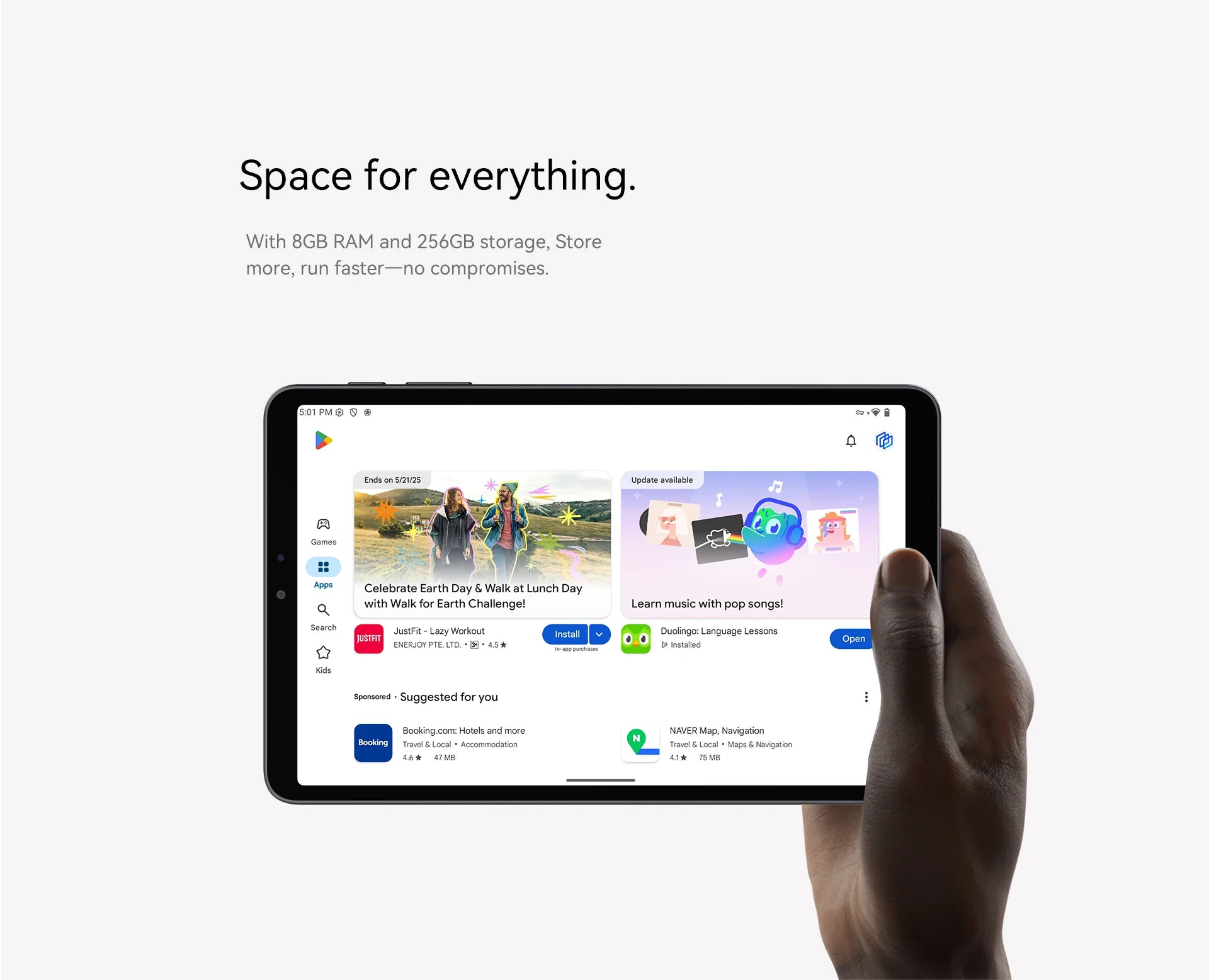 ALLDOCUBE iPlay70 mini Pro Tablet 8.4" 90Hz Display MT8791 16GB（8GB+8GB Virtual）RAM 256GB ROM 4G LTE 6050mAh Android15.