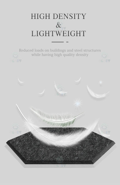 Hexagon 12 Pcs Sound Absorbing Panels Acoustic Wall Absorcion For Home Recording Studio Acoustic Insulator Door Sealing Strip