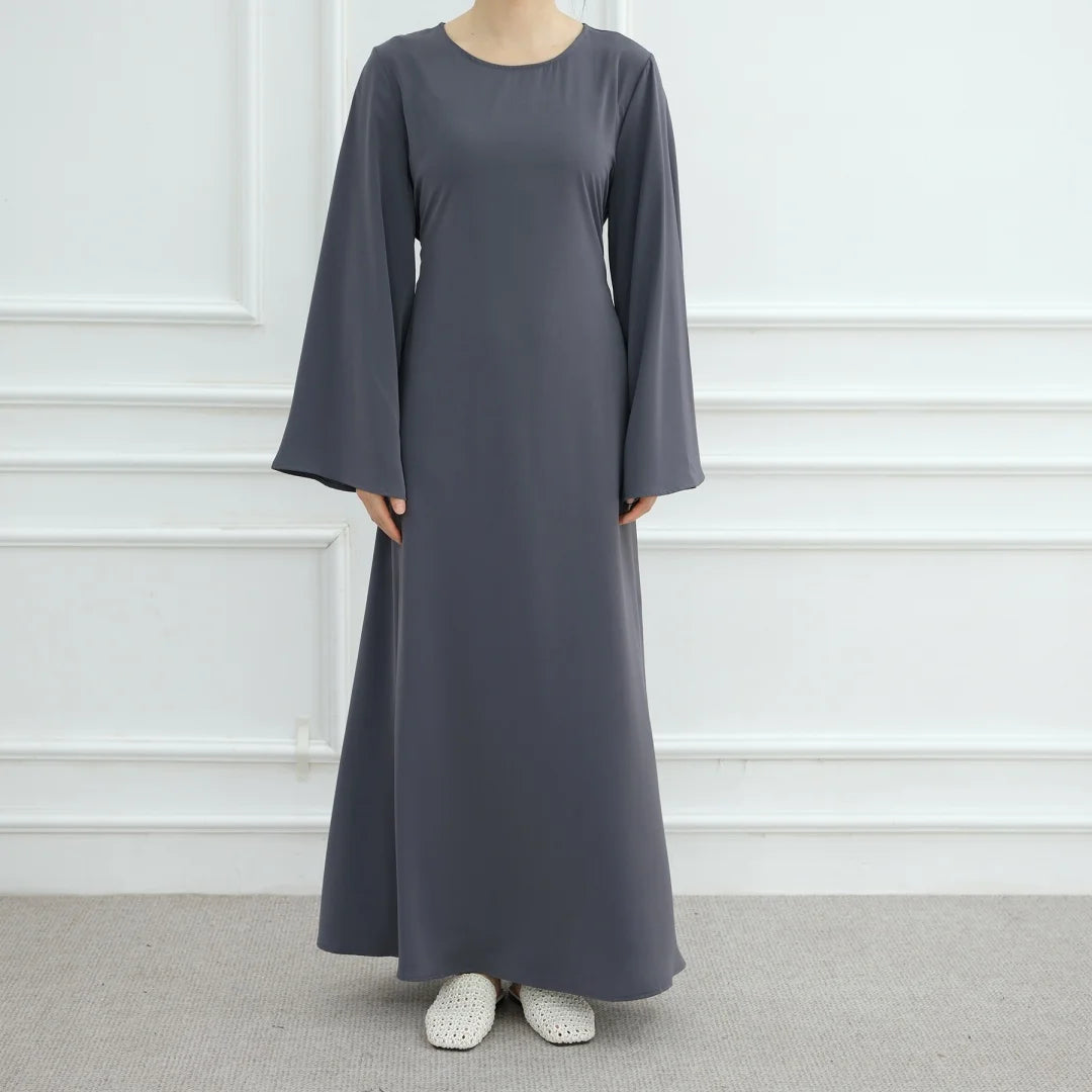 Bandage Plain Abaya Dubai For Women Kaftan Muslim Modest Long Dresses Islam Caftan Marocain Kebaya Robe Femme Musulmane Vestidos.