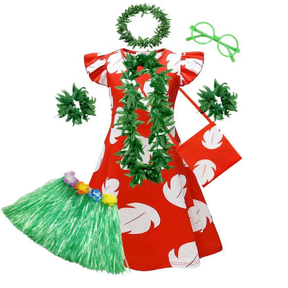 Baby Disney Film Stich Rolle Spielen Kostüm Sets Cartoon Niedliche Prinzessin Kleid Bühne Leistung Halloween Karneval Kinder Kleid