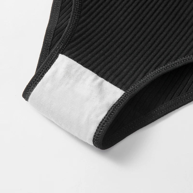 BZEL 10PCS/Set Women's Panties Sexy Breathable Underwear Comfortable Lingerie Cotton Striped Briefs Fashion Cozy Underpants Sale.