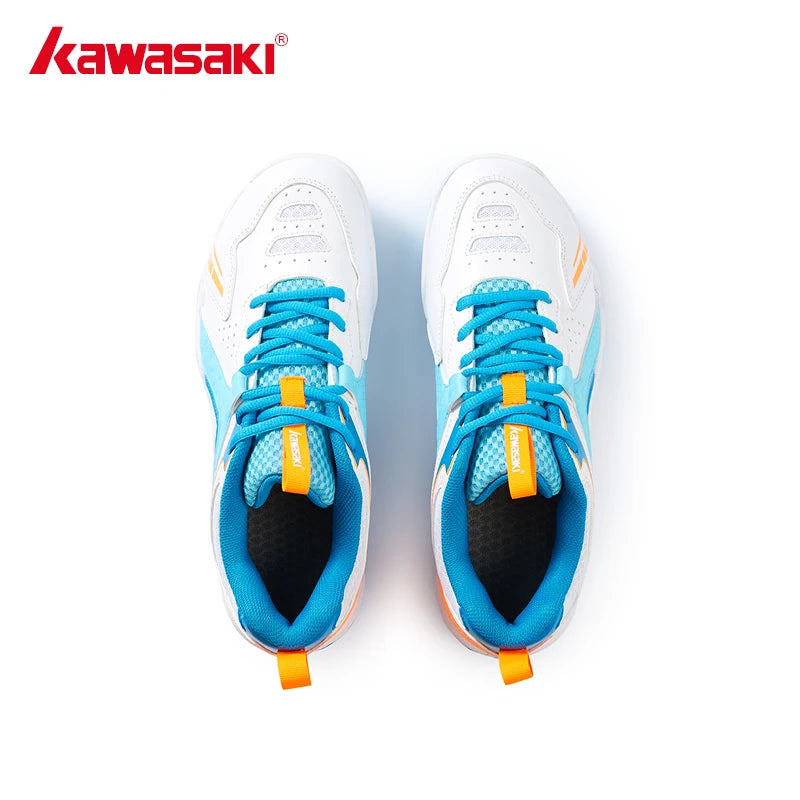 Kawasaki New Badminton Shoes Sneakers Mens Tennis Breathable Anti-Slippery Sport Shoes for Men Women K-065D