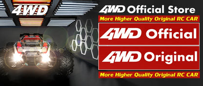 4WD 1:16 80KM/H Super Brushless 50KM/H Brushed RC Car 4x4 Off Road Remote Control High Speed Drift Racing Truck Toy Kids Adults.