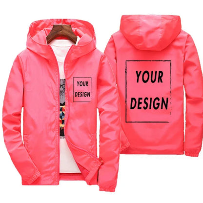Custom Brand Logo Autumn Jacket Men Waterproof Warm Windbreaker Casual Clothing Big Size 7Xl Men Green Black Red Jacket Outdoor.