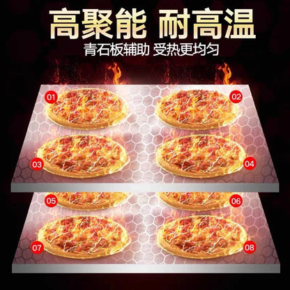 Kommerzielle elektrische Backen Pizza Ofen Lebensmittel Backen Ausrüstung einzelne Doppelschicht Backen Pizza Ofen effiziente Heizung schnell