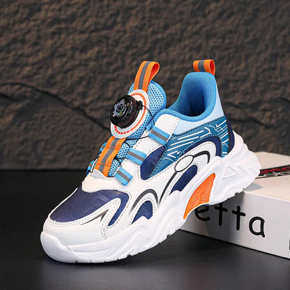 Design Boy Shoes Children Sneaker Size 28-39 Fashion Autumn New Kids Daily Walking Tennis Shoes Sports PU Leather Boy Sneaker.