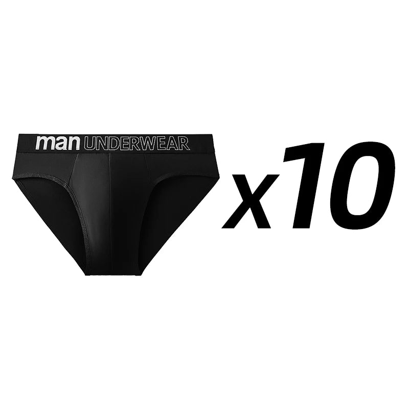 10 Teile/los Herren Slips Unterwäsche Brief Bequeme Höschen Shorts Sexy Boxershorts Geschenke für Mann Unterhosen