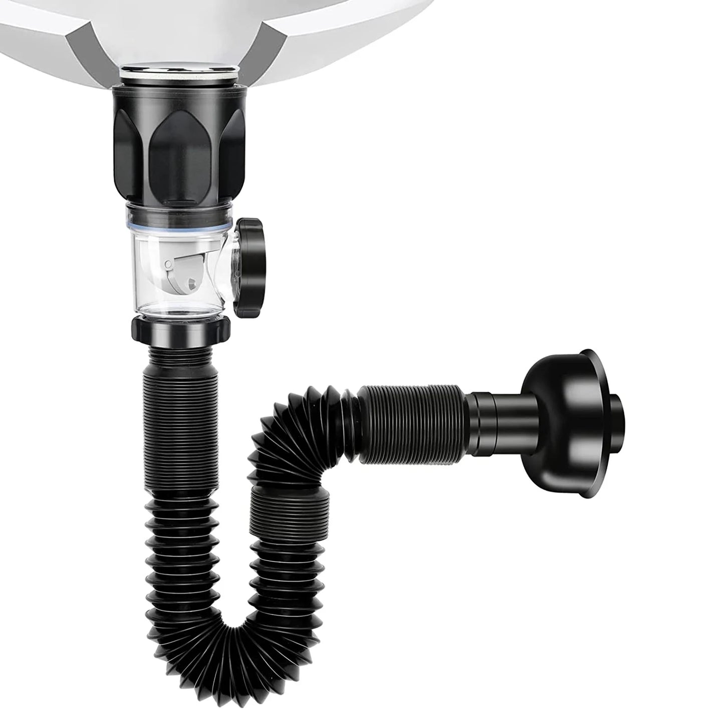 1Pc Küche Waschbecken Abflussrohr Flexible Dehnbare Deodorant Sieb Pipeline Badezimmer Waschbecken Anti Verstopfung Zubehör