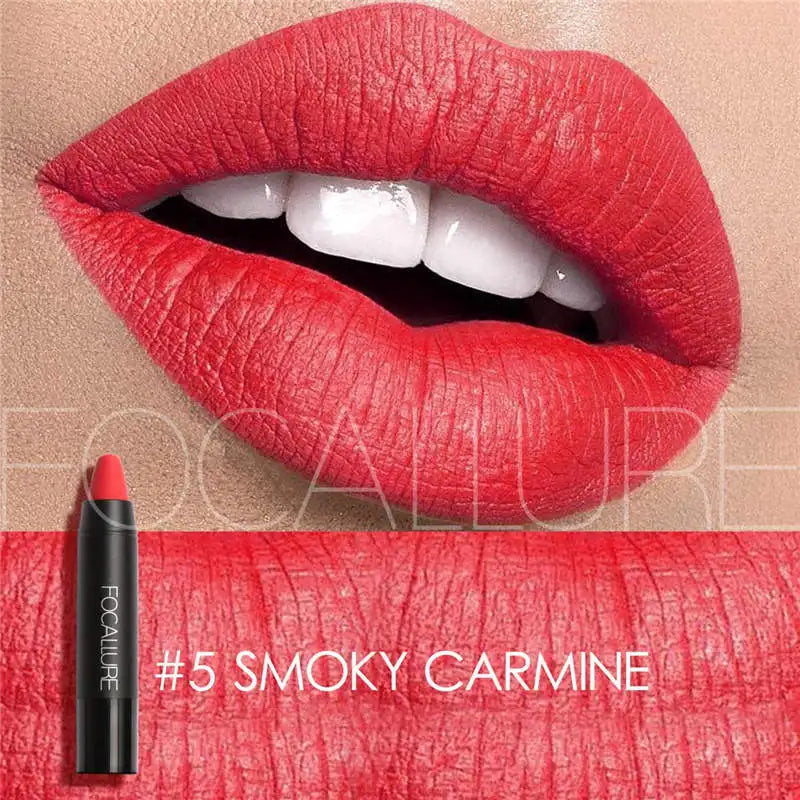 FOCALLURE Brand 19 Colors Matte Lipstick Waterproof Long lasting Cosmetic Easy to Wear Lip stick Matte Lip Batom.
