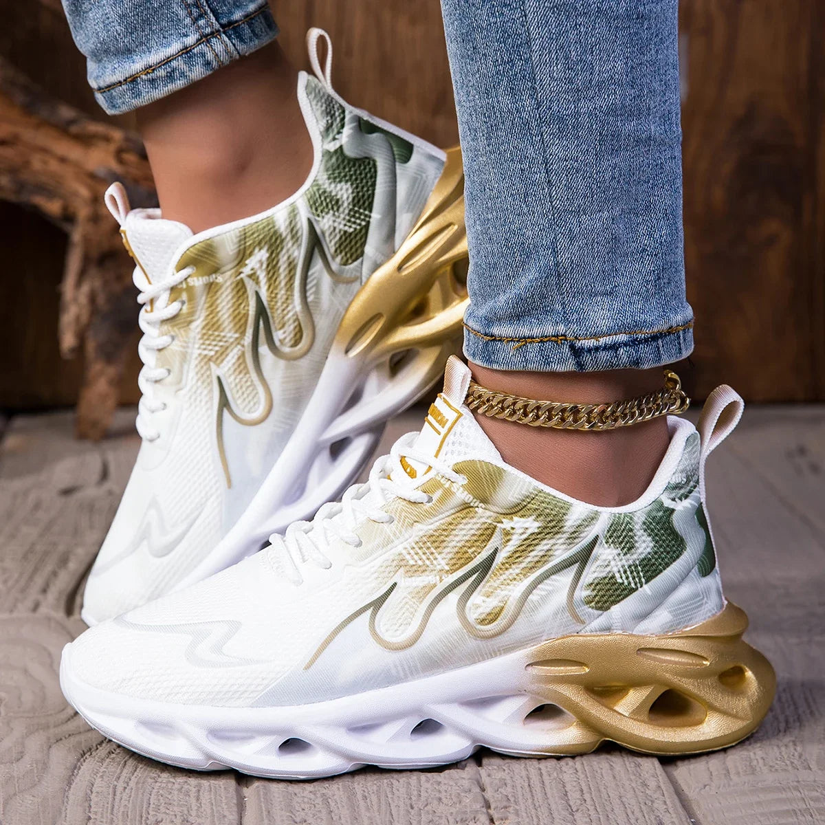 YRZL Womens Sneakers Lightweight Summer Woman Casual Sports Shoes Men Breathable Jogging Trainers Walking Tenis Ladies Shoes.