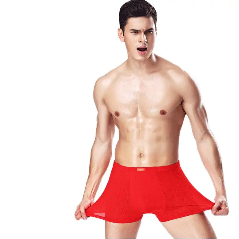 7 Stück große Unterwäsche Herren Boxershorts Unterwäsche Junge Schlüpfer Homme Unterhose rote Höschen Shorts L XL XXL 3XL 4XL 5XL 6XL