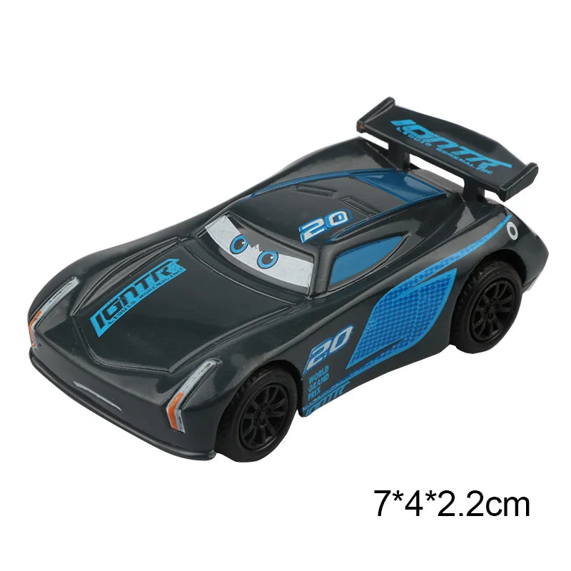 Disney Pixar Cars 2 3 Lightning McQueen Race Div Fritter Miss Tractor Frank 1:55 Diecast Metal Alloy Model Car For Kid Xmas Gift.