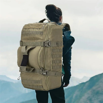 2025 neue 45L Große Duffle Bag Taktische Rucksack Outdoor Camping Taschen Molle Männer Rucksäcke Mode Reisetasche für Wandern.