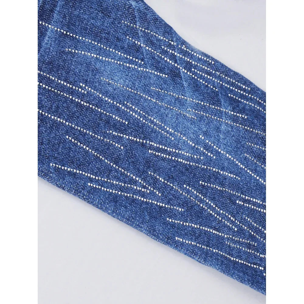 High Waist plus Size Women's Autumn Winter Skinny Jeans Faux Denim Pencil Pants Slimming Base Layer Trousers Cross-Border.