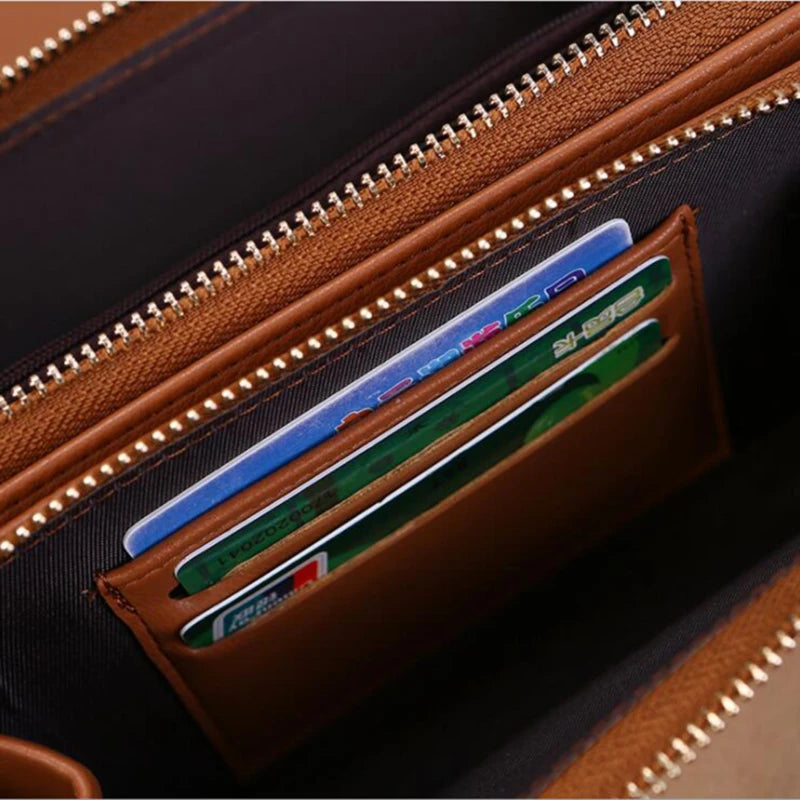 Women's Wallet Korean Handbag Multi Card Large Capacity Casual Shoulder Bag Mobile Phone Packet Fashion New Style.
