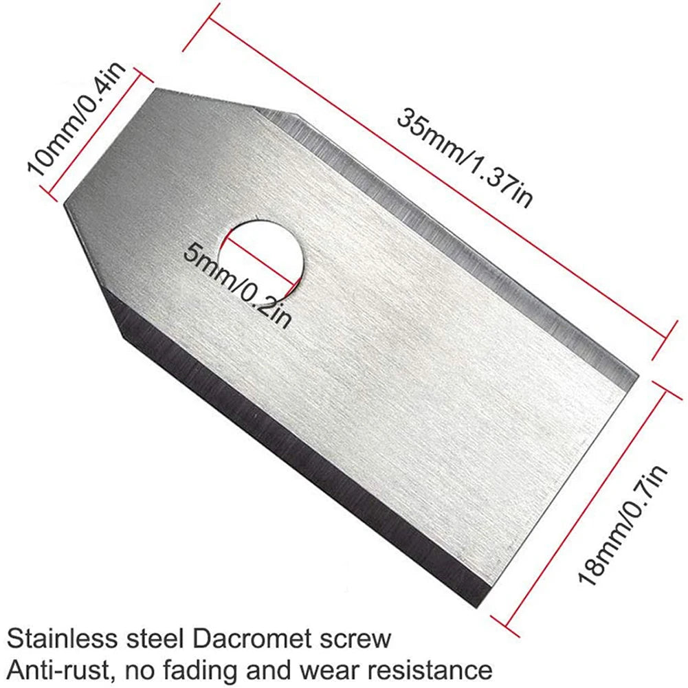18/30PCS Rasenmäher Schneidmesser Edelstahl Mäher Cutter Klinge Ersatz Trimmer Cutter für Husqvarna Automower/Gardena