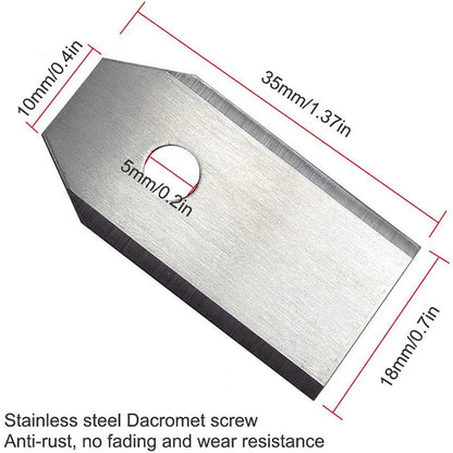 18/30PCS Rasenmäher Schneidmesser Edelstahl Mäher Cutter Klinge Ersatz Trimmer Cutter für Husqvarna Automower/Gardena