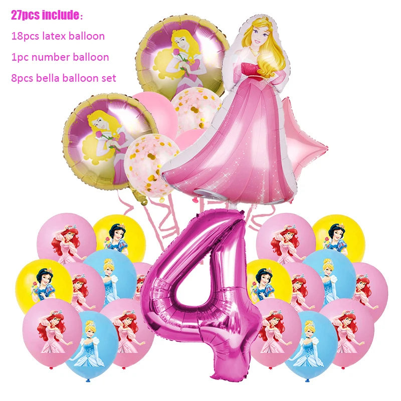 Disney Prinzessin Geburtstag Party Dekorationen Mädchen Kind Deco Disney Prinzessin Geburtstag Teller Servietten Tassen Geschirr Liefert Setup