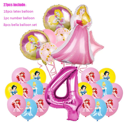 Disney Prinzessin Geburtstag Party Dekorationen Mädchen Kind Deco Disney Prinzessin Geburtstag Teller Servietten Tassen Geschirr Liefert Setup