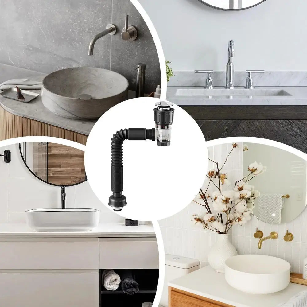 Teleskop Anti-geruch Abflussrohr Hause Waschbecken Schlauch Waschbecken Pipeline Waschbecken Deodorant Sieb Abfluss Kanalisation Rohr Küche Zubehör