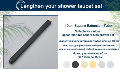 Rainfall Bathroom Shower Faucet Kit With Bidet Wall Mounted Stainless Steel Hot Cold Water Mixer Tap System With Rack,Tub Spout