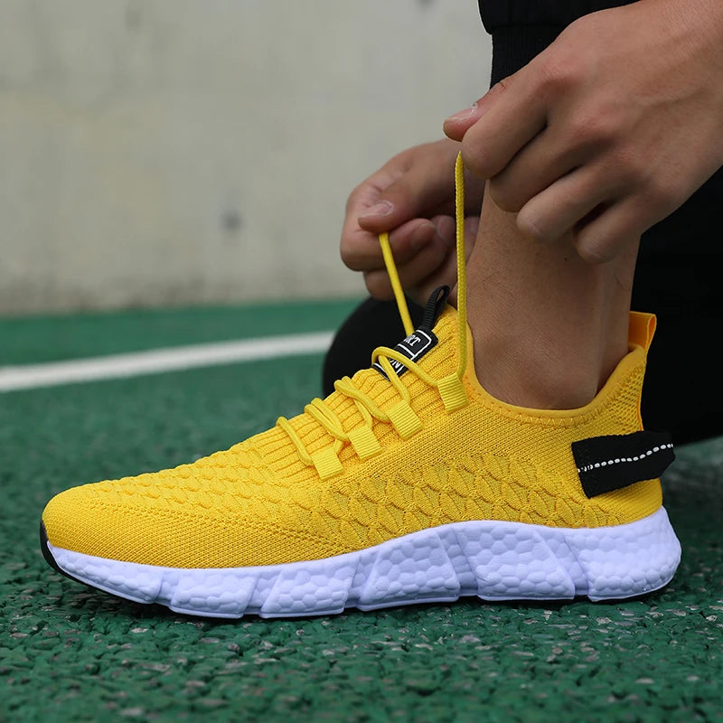 Hot Sports Fashion Men's Sneakers Breathable Lightweight Running Shoes 2025 New Men Women Casual Walking Sneakers Tenis Feminino.
