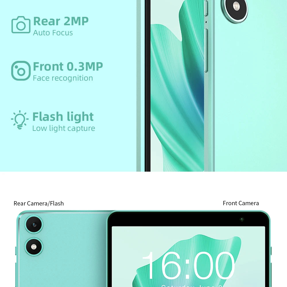 Teclast P85T 2024 Tablet Allwinner A523 8-core 1.8GHz/ 10GB(4GB+6GB) RAM/64GB ROM/8 Inch 800×1280iPS/WIFI5G/4G/5000mAh/Type-C/0