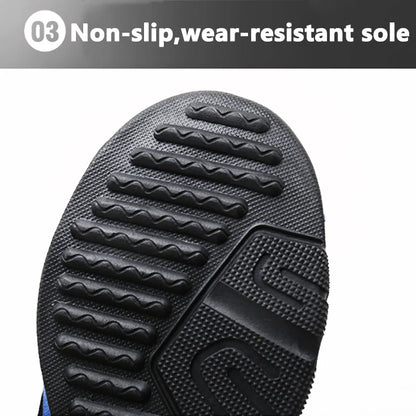 Kids Fashion Sneakers for Boys Mesh Breathable Sports Running Shoes Lightweight Children School Walking Footwear.