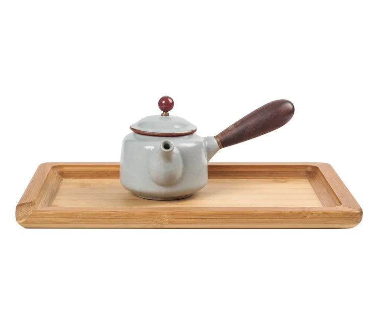 Multifunctional Bamboo Wooden Tobacco Cone Holder Portable Herb Rolling Tray Cigarettes Accessories.