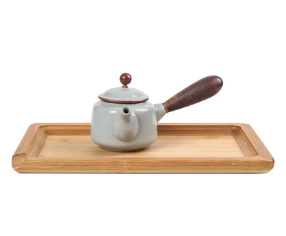 Multifunctional Bamboo Wooden Tobacco Cone Holder Portable Herb Rolling Tray Cigarettes Accessories.