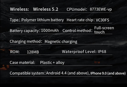 LIGE 2025 New 1000mah Smart Watch Men AMOLED HD Display Sport Fitness LED Flashlight Bluetooth Call Smartwatch For HUAWEI XIAOMI