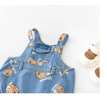2 Stück Sommer Kinder Baby Denim Bodysuit und Mützen Anzüge einteilige Unisex Kleinkind Jungen Mädchen weiche Jeans Kleidung Jeans Sprung anzüge.
