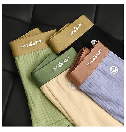 5-teilige gestreifte lustige Boxershorts für Herren, Unterwäsche, sexy Unterhose, Mann, männlich, Homme, U-konvexe Shorts, Dessous, Boxershorts, Höschen