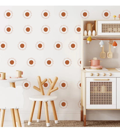 Boho Hearts Creative Wall Sticker For Children Baby Girls Boys Room Nursery Wall Art Decals Vinyl Mural Kids Bedroom Home Decor.