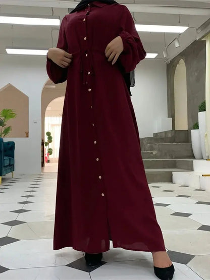 Ramadan Eid Red Abaya Damen Dubai Islamic Women Muslim Modest Dresses Kebaya Kaftan Robe Musulmanes Femme Vestidos Para Mujer.