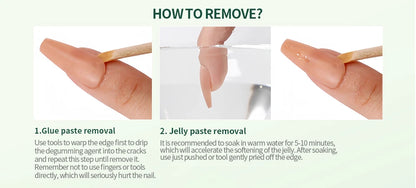 Nailpop 3-IN-1 Nude Natural Soft Nail Tips Set 140PCS Skin Tones Press on Nails Ultra-Fit Gel Nail Extensions Easy Manicure DIY.