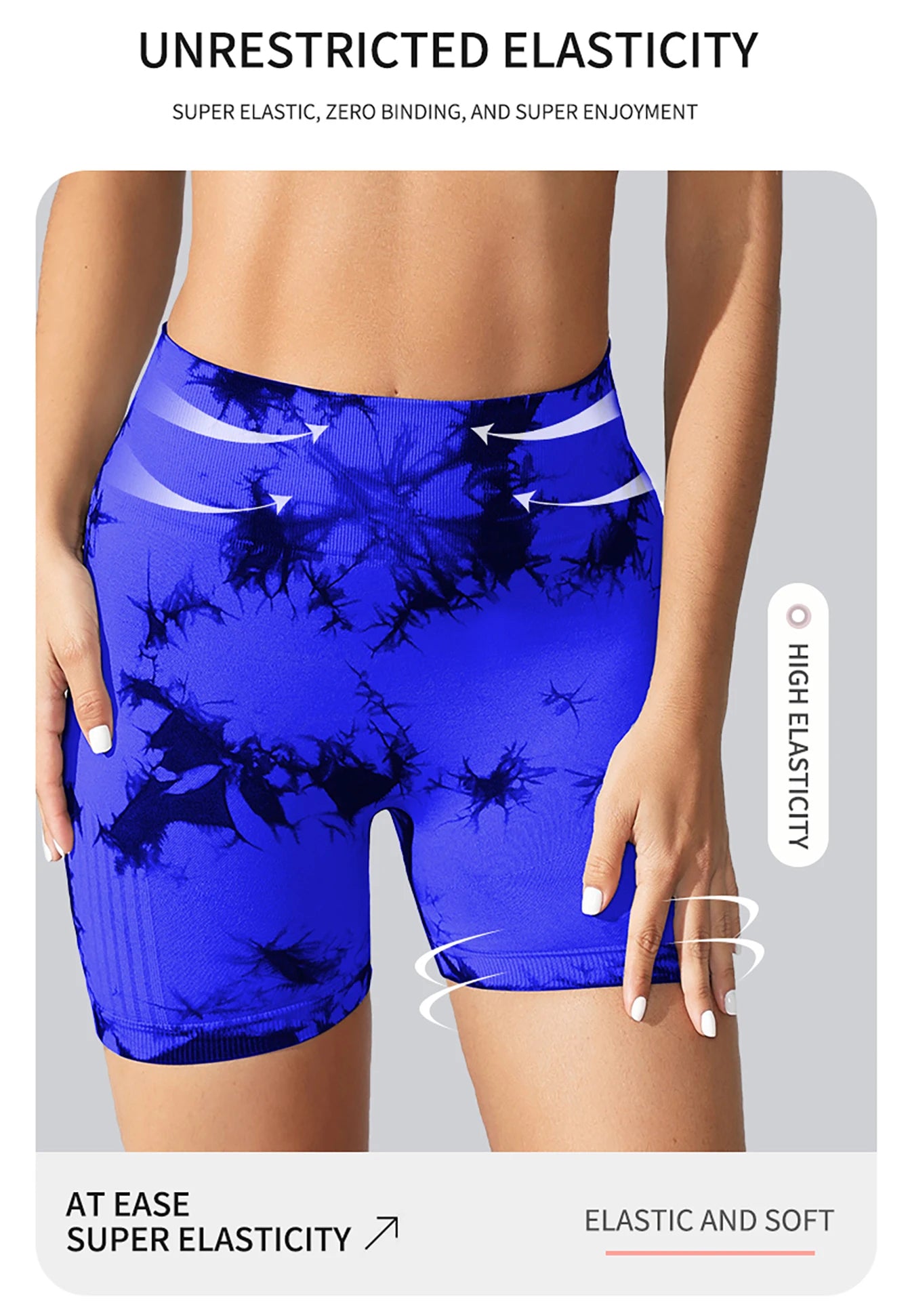 Tie Dye Seamless Leggings for Women High Waist Yoga Pants Scrunch Butt Lifting Elastic Tights Wide Waistband Sports Leggings.